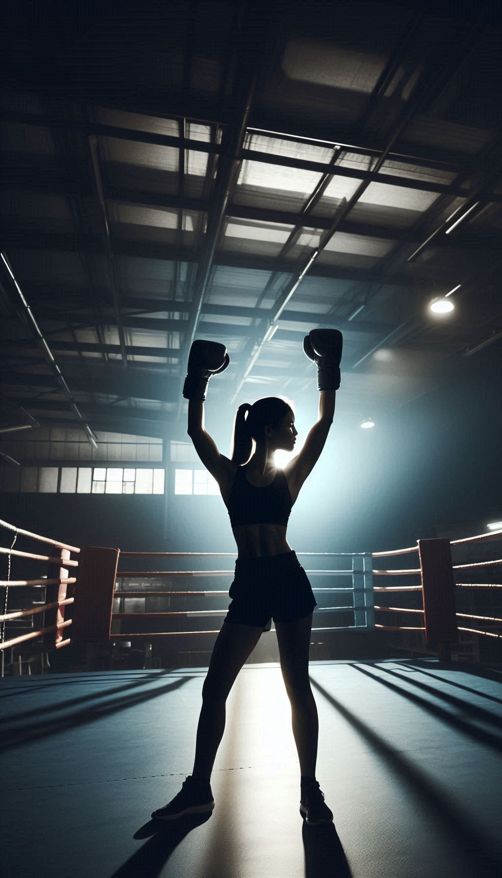 Kickboks antrenmanı yapan sporcular